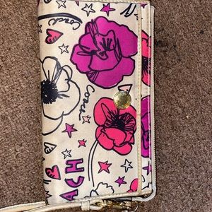 Floral coach wallet
